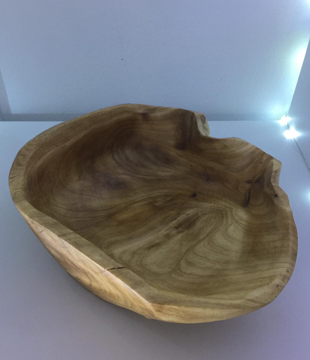 Wooden Hand Carved Maple Bowl #2