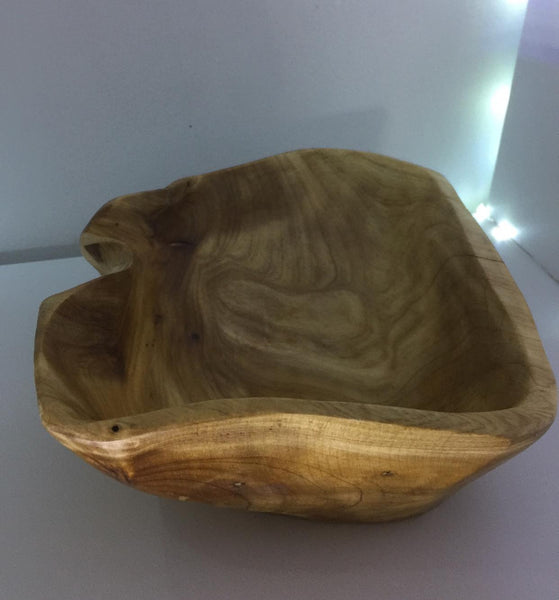Wooden Hand Carved Maple Bowl #2