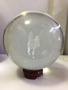 Glass sphere Pegasus