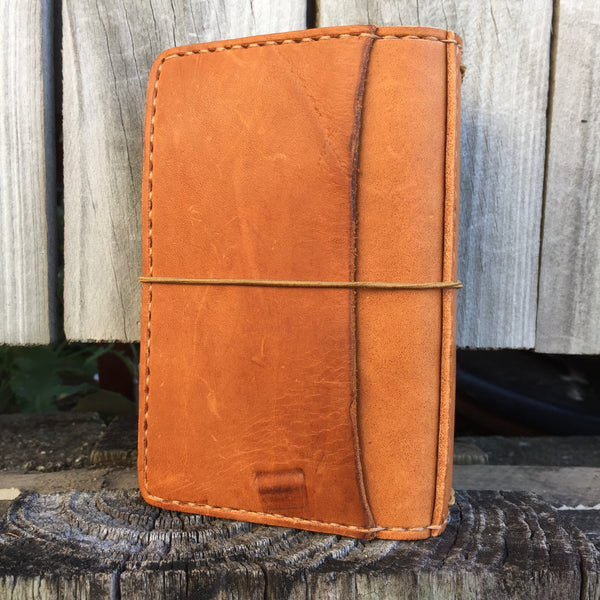 Fieldnote/Pocket XL Leather Traveler's Notebook - Caramel Fudge